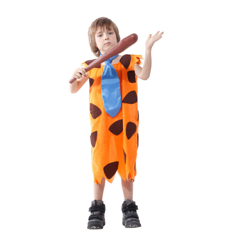 Fred Flintstone costume cosplay performance costume Modern Primitive Man activity performing costumes