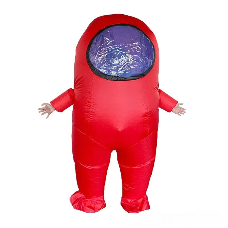 multi-color spaceman inflatable clothing anime game