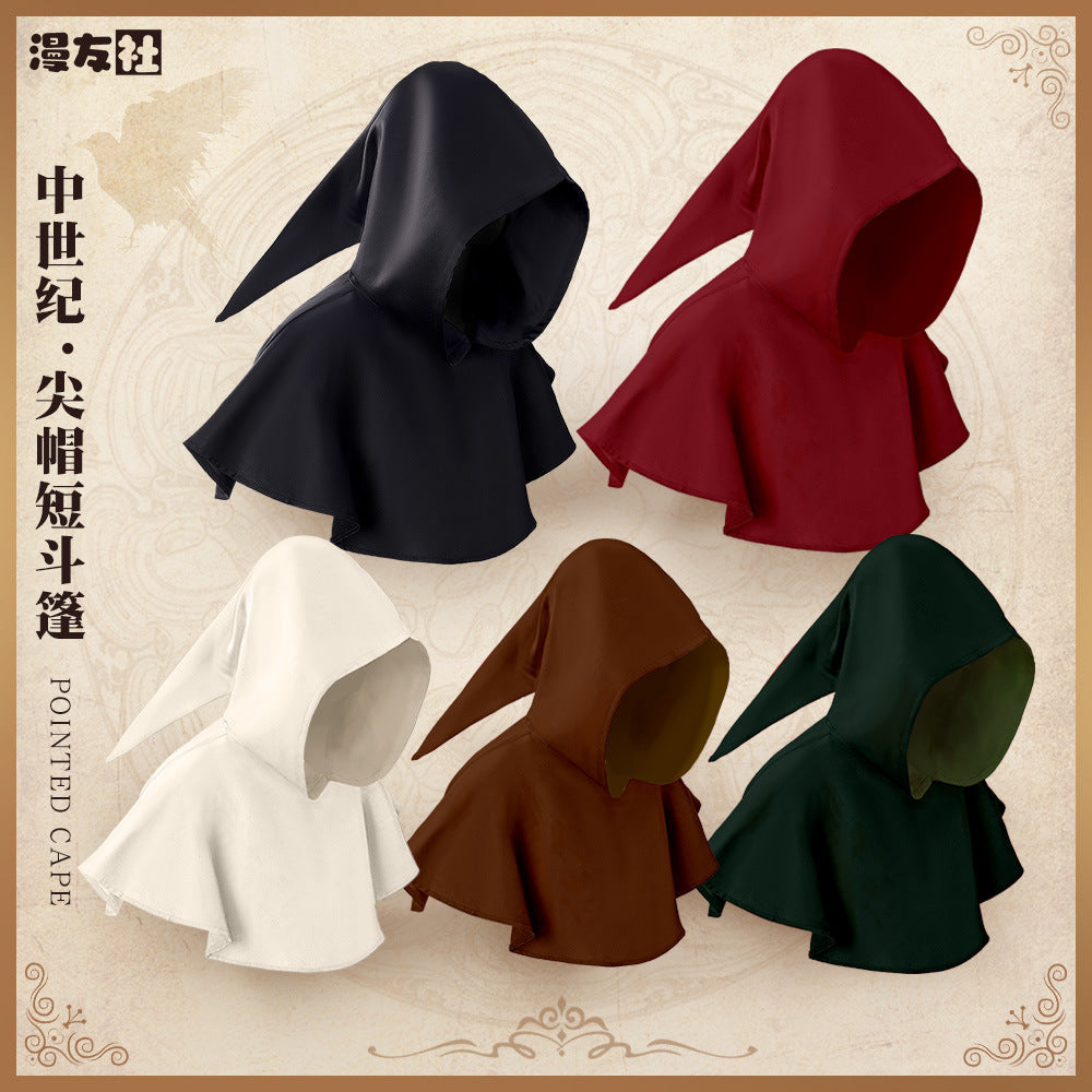 Medieval costume death hooded cape Halloween stage costume vampire missionary cosplay dress up