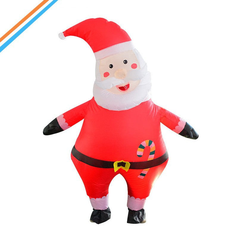 Christmas elk Gingerbread Man Costume party party stage atmosphere props Santa Claus inflatable costume