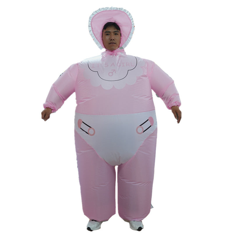 Funny inflatable baby costume