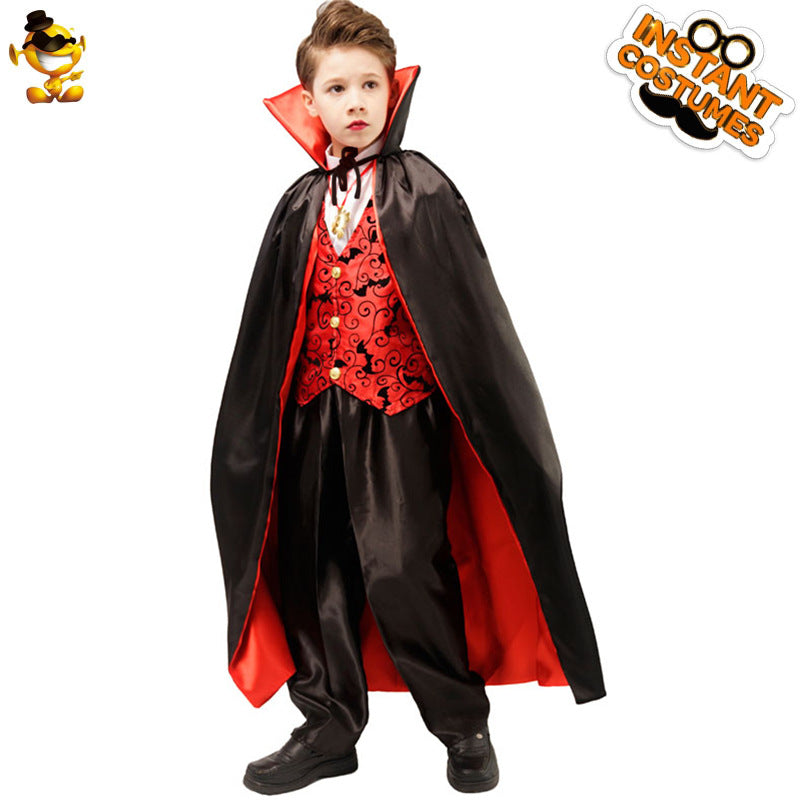 Halloween horror children's costume masquerade cosplay costume stage costume performance costume vampire boy