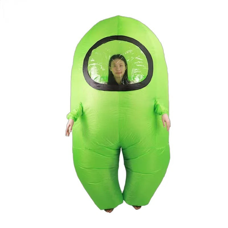 multi-color spaceman inflatable clothing anime game