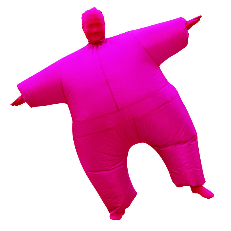 Christmas inflatable clothing adult invisible costume inflatable clothing Halloween White Silicon inflatable cospiay costume