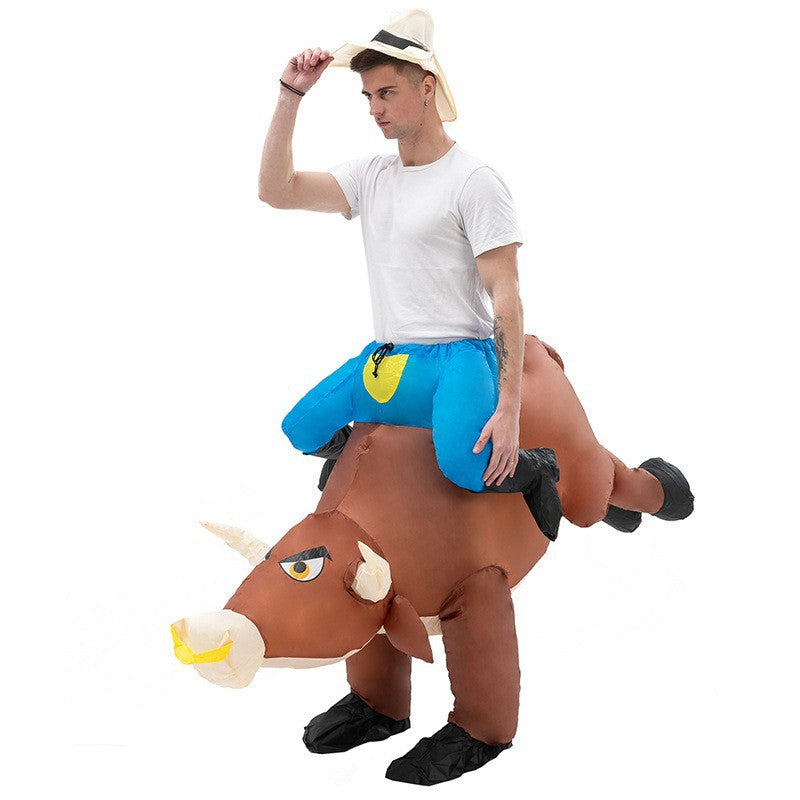 Step into festival party costume Halloween animal riding inflatable clothing dinosaur inflatable clothing dress up inflatable clothing outfit