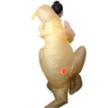 New adult funny performance costume cartoon animal kangaroo inflatable clothing anime parent-child performance Party bulge costume party