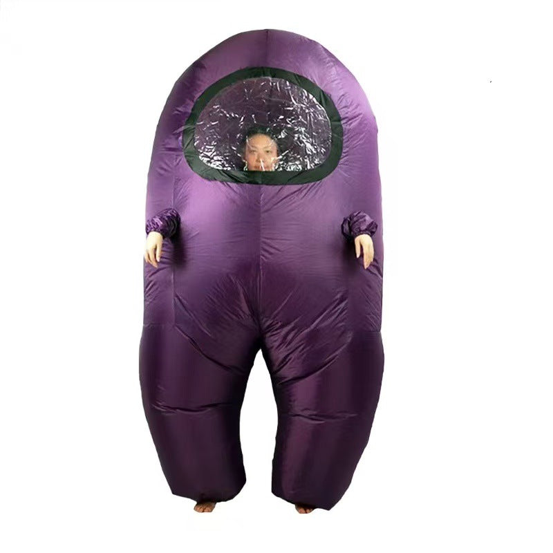 multi-color spaceman inflatable clothing anime game