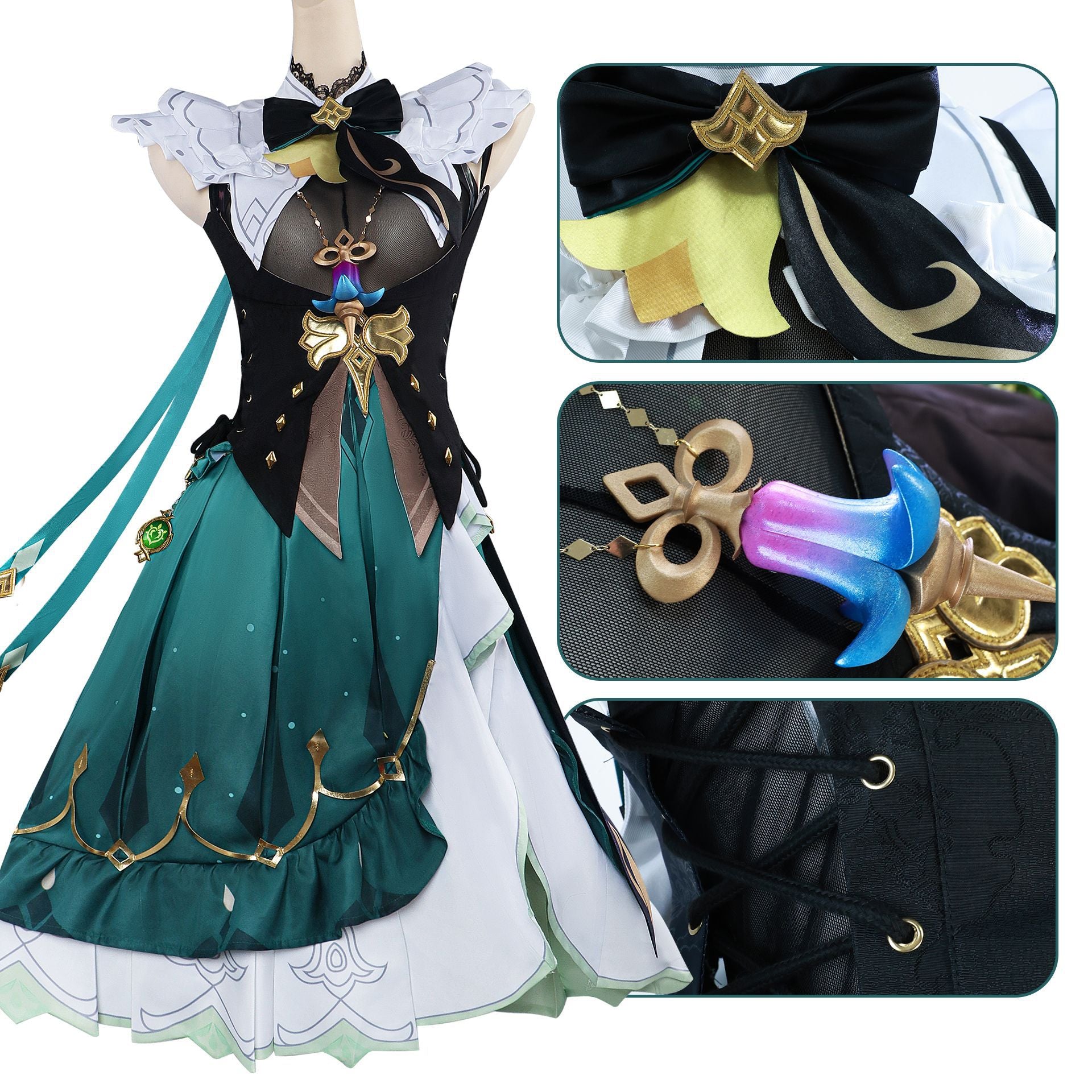 North Water Commerce Genshin Impact Aimerie Cosplay Costume Full Set