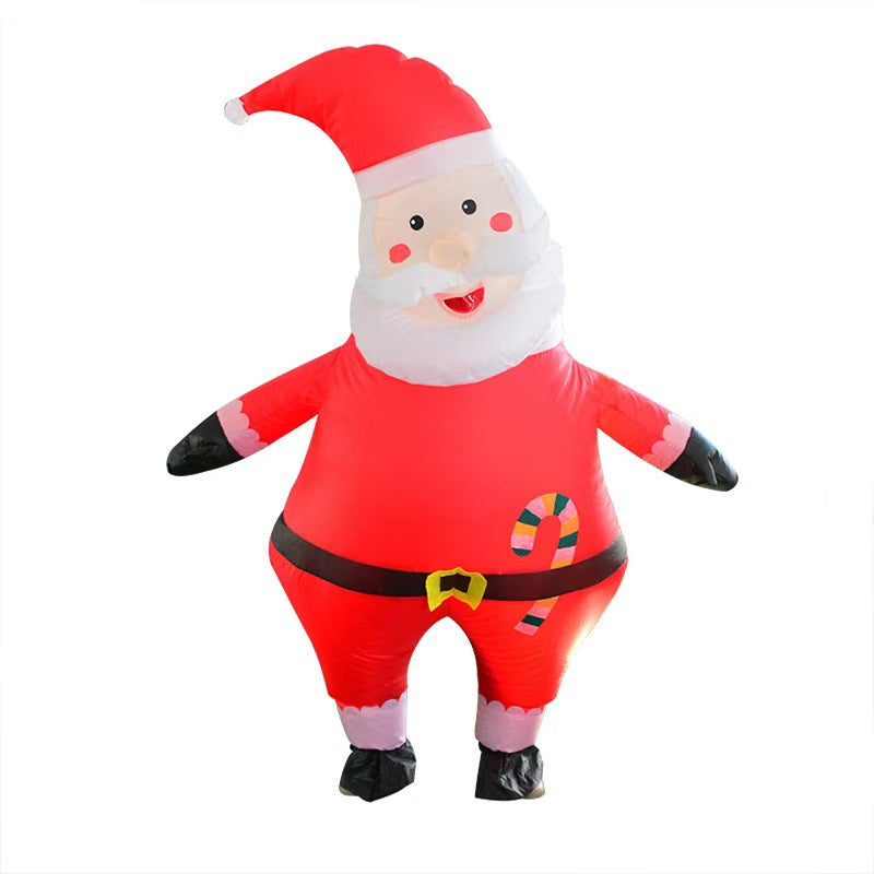 Christmas festival supplies Santa Claus inflatable clothing family funny doll props dress-up costume performance costume