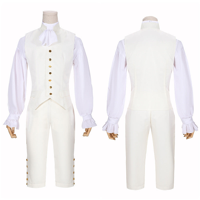 Halloween carnival cosplay Medieval Prince costume Alexander Hamilton rock costume