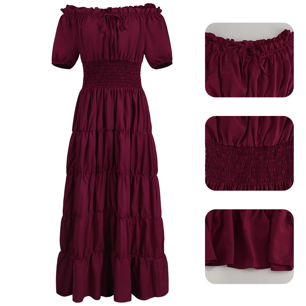 Medieval Renaissance stage cos costume Halloween retro women's dress cosplay cosplay costume
