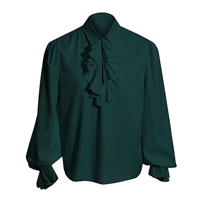 Medieval costume Halloween costume vampire cos Renaissance steampunk ruffle