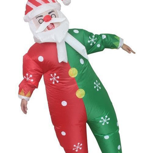 Santa Claus inflatable clothing stage performance Christmas elk costume performance wear snowman costume performance