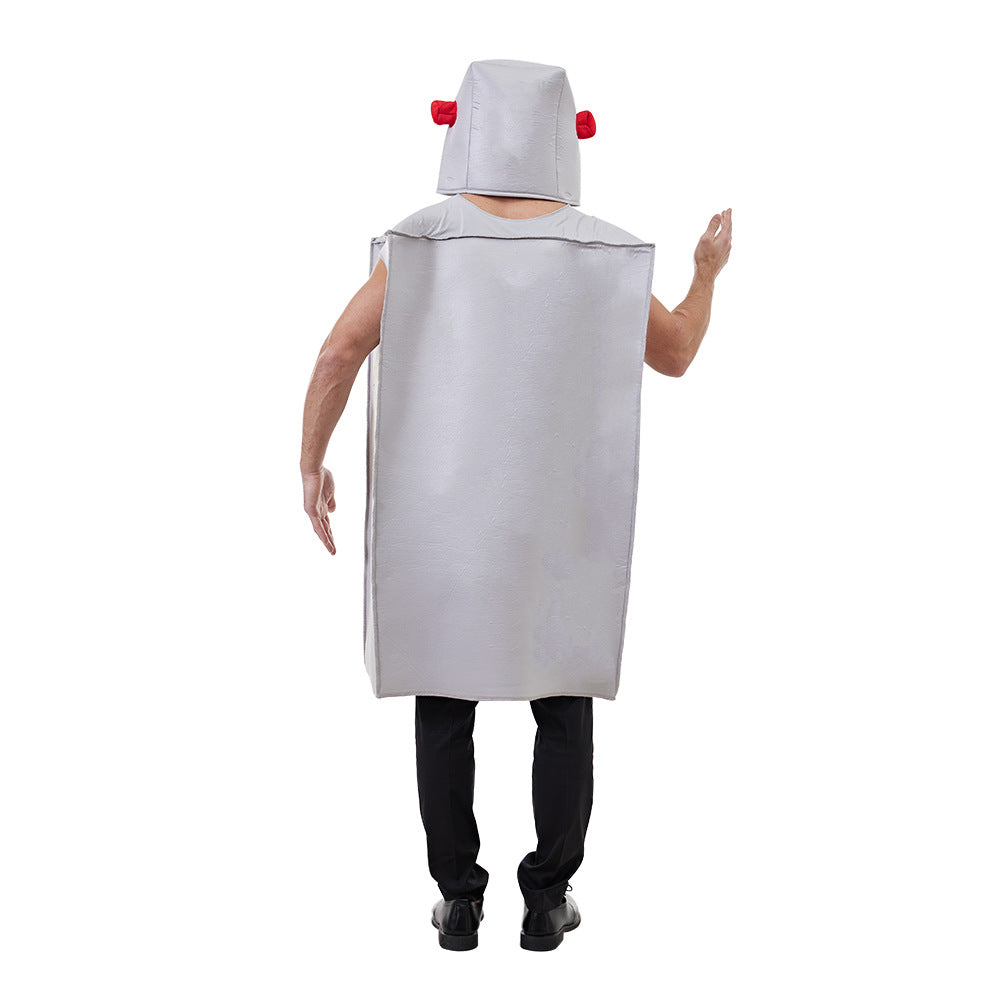 Halloween adult robot inflatable costume funny party costume fun cosplay clothes