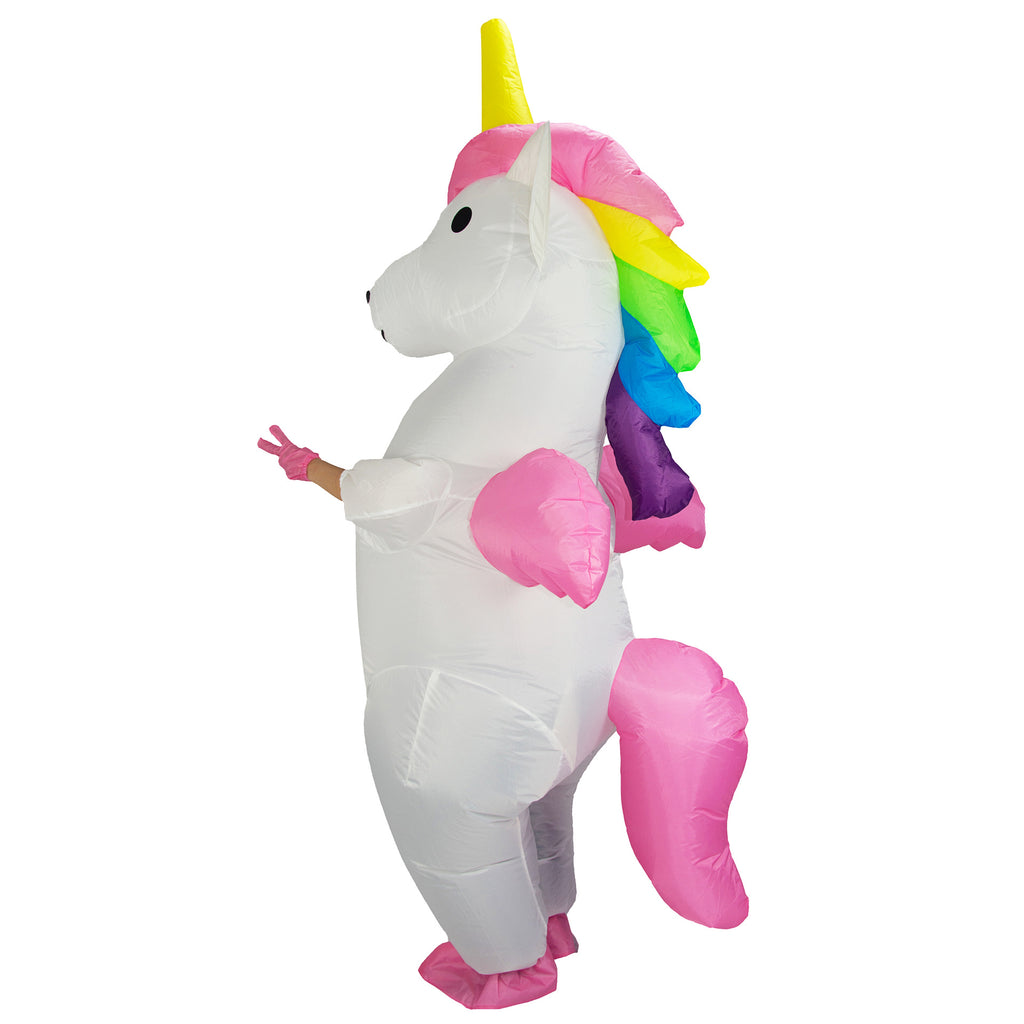 Unicorn inflatable costume adult and children Party parent-child watch show props Cartoon Doll Tianma cross-border hot selling