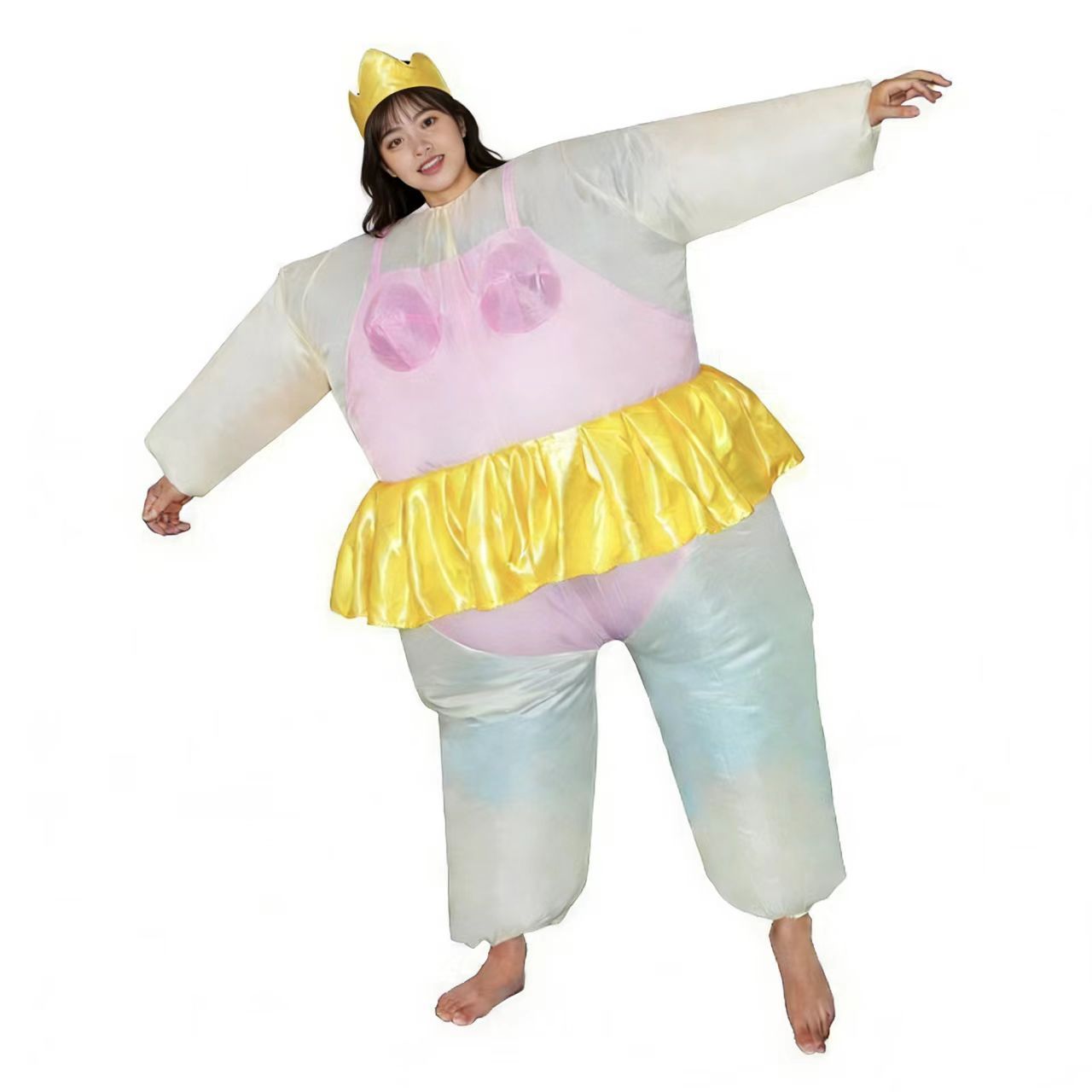 Ballet inflatable costume show doll ballet inflatable clothing fat inflatable Irish sumo funny party activity ballet inflatable clothing