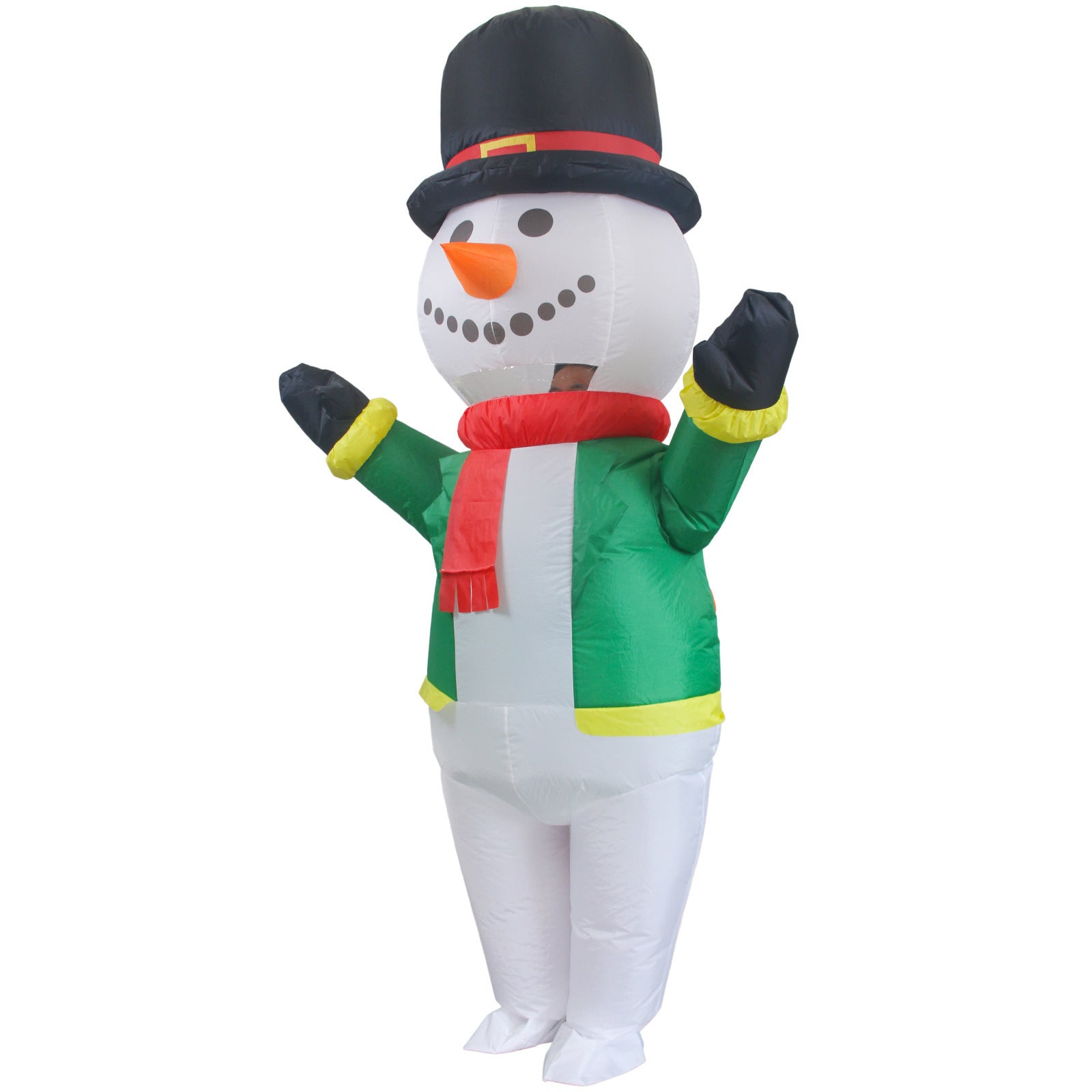 Christmas Snowman inflatable clothing Amazon stage performance Christmas Snowman cross-border Festival funny inflatable clothing