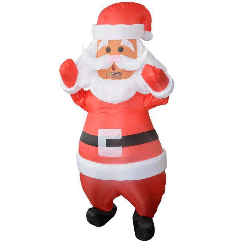 Christmas festival supplies Santa Claus inflatable clothing family funny doll props dress-up costume performance costume