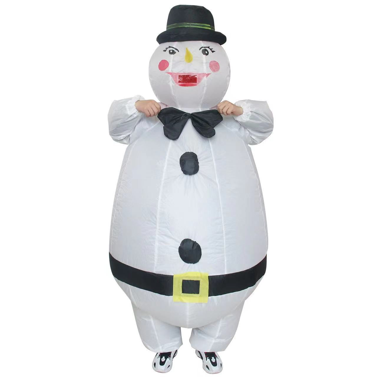 Santa Claus inflatable clothing stage performance Christmas elk costume performance wear snowman costume performance