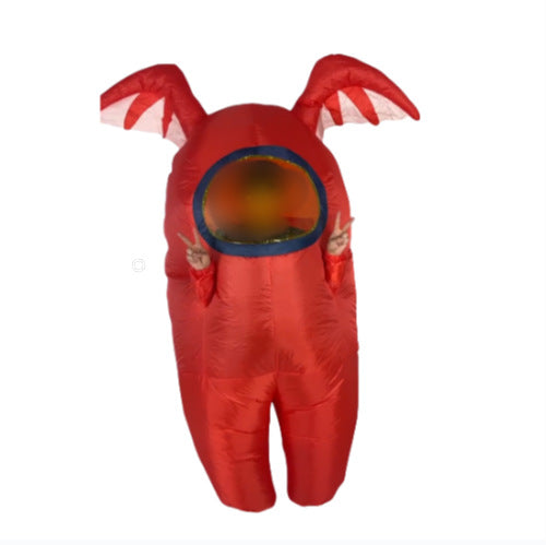 multi-color spaceman inflatable clothing anime game