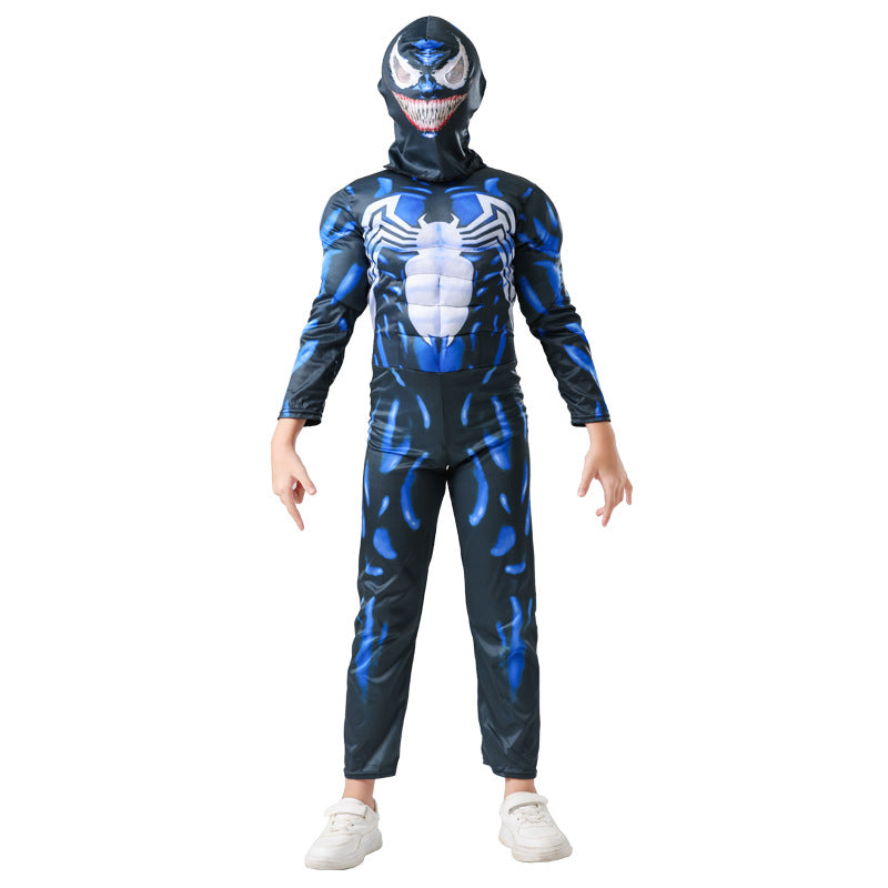 Halloween Avengers Children's muscle costume Captain America Spiderman bat Iron Man Superman clothes