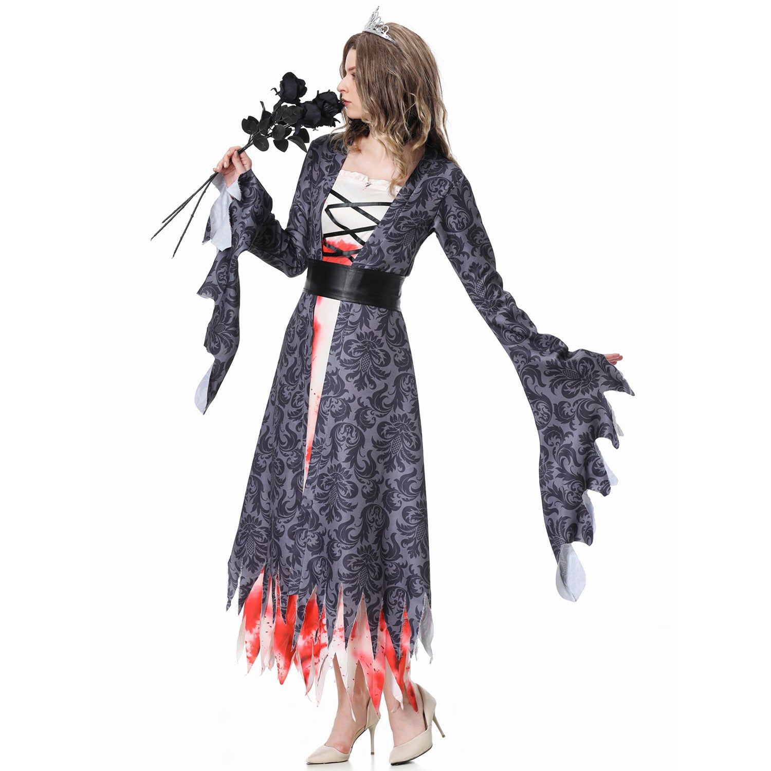 M-XL Halloween Vampire Princess Bride Dress