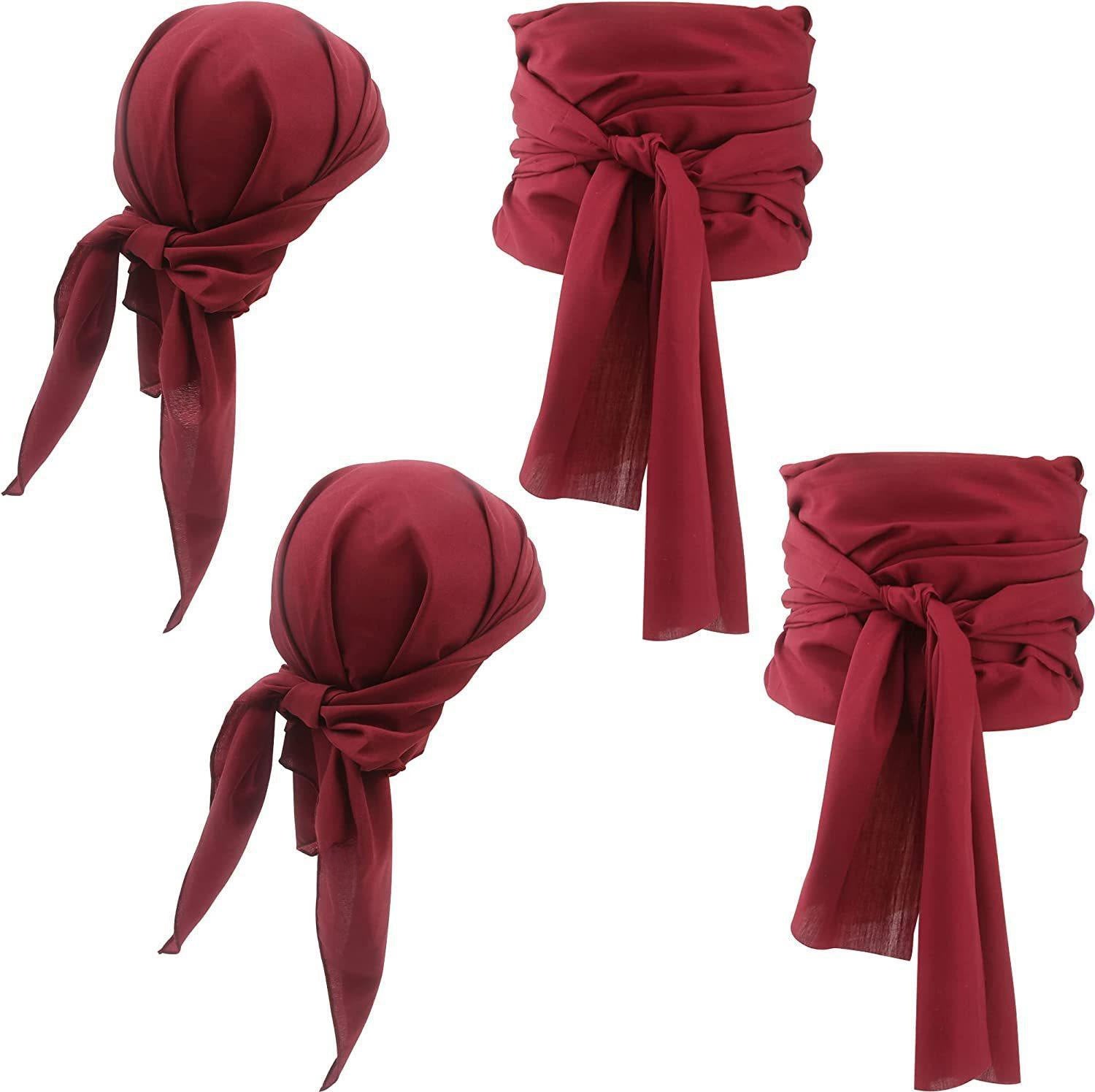 Amazon Halloween pirate costume medieval renaissance linen pirate headscarf and belt costume accessories