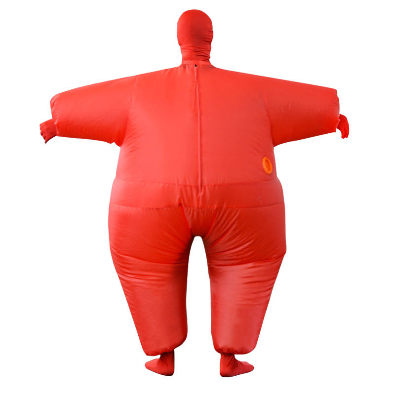 Christmas inflatable clothing adult invisible costume inflatable clothing Halloween White Silicon inflatable cospiay costume