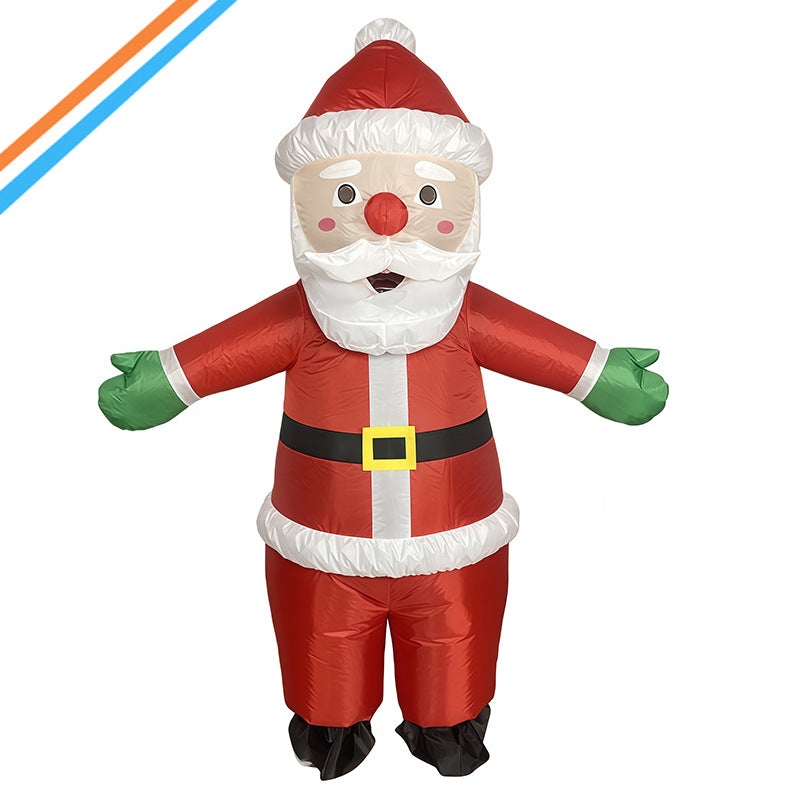 Christmas elk Gingerbread Man Costume party party stage atmosphere props Santa Claus inflatable costume