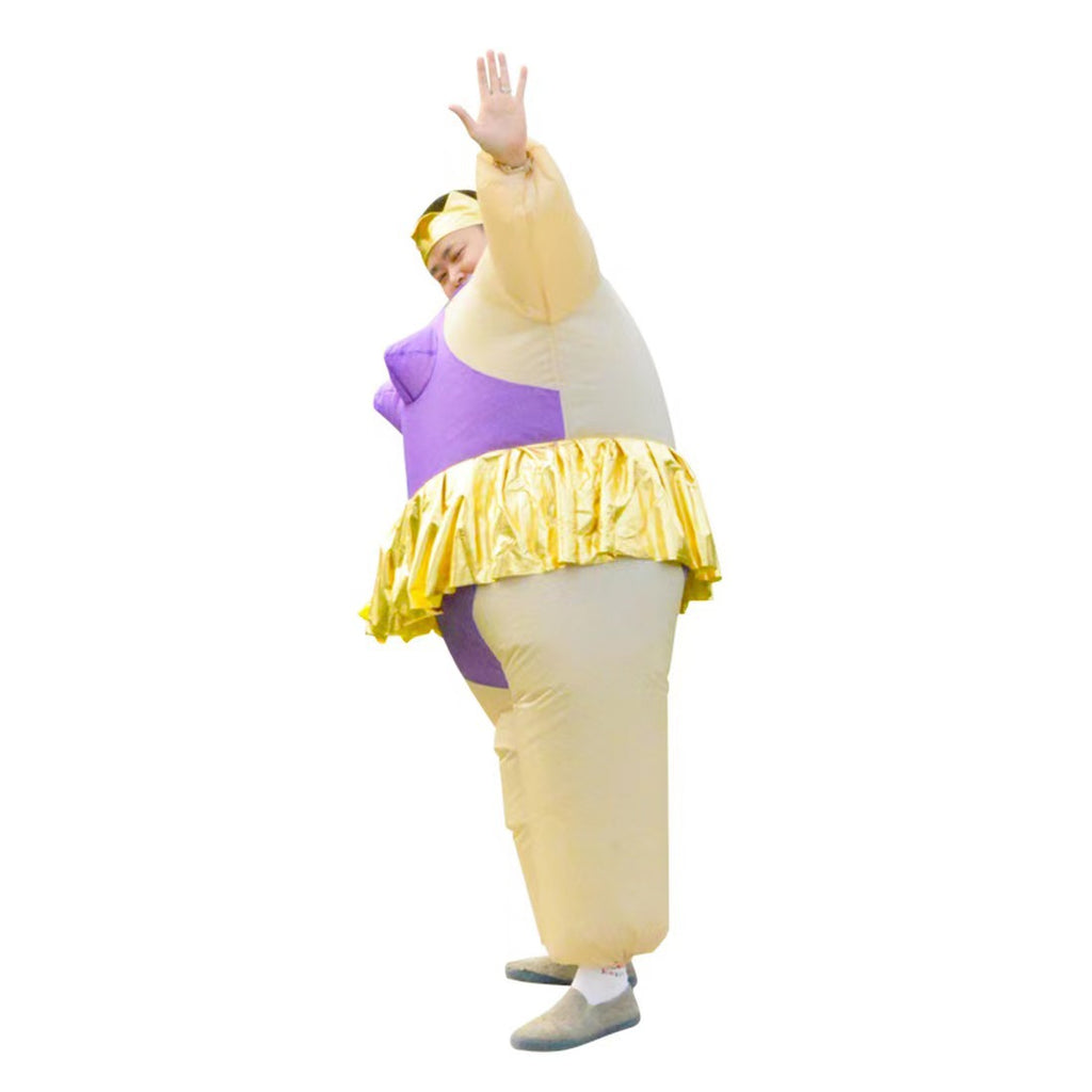Ballet inflatable costume show doll ballet inflatable clothing fat inflatable Irish sumo funny party activity ballet inflatable clothing