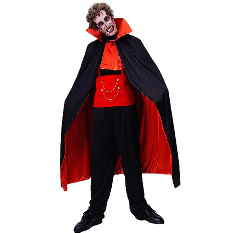 Halloween adult men horror bat vampire costume big male vampire role play stage costume