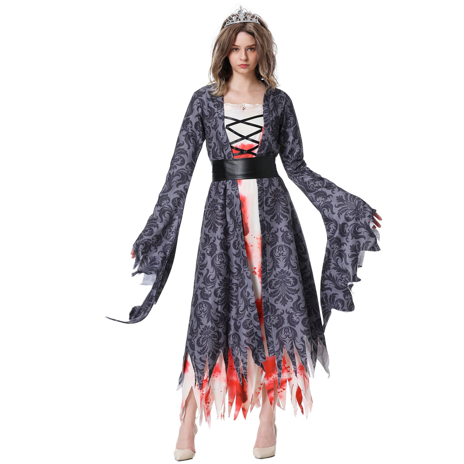 M-XL Halloween Vampire Princess Bride Dress