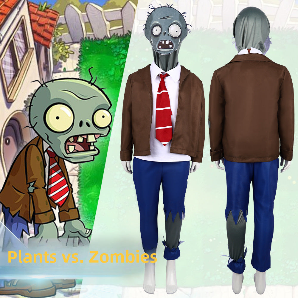Halloween Plants vs Zombies game cosplay costume character cosplay clothes children stage performance cos costume