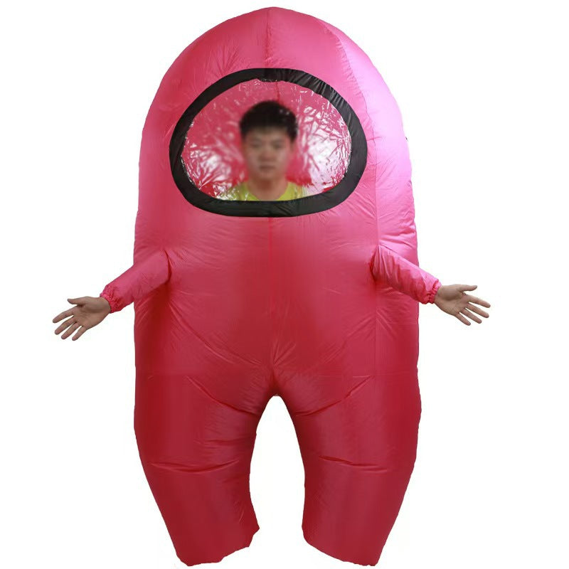 multi-color spaceman inflatable clothing anime game