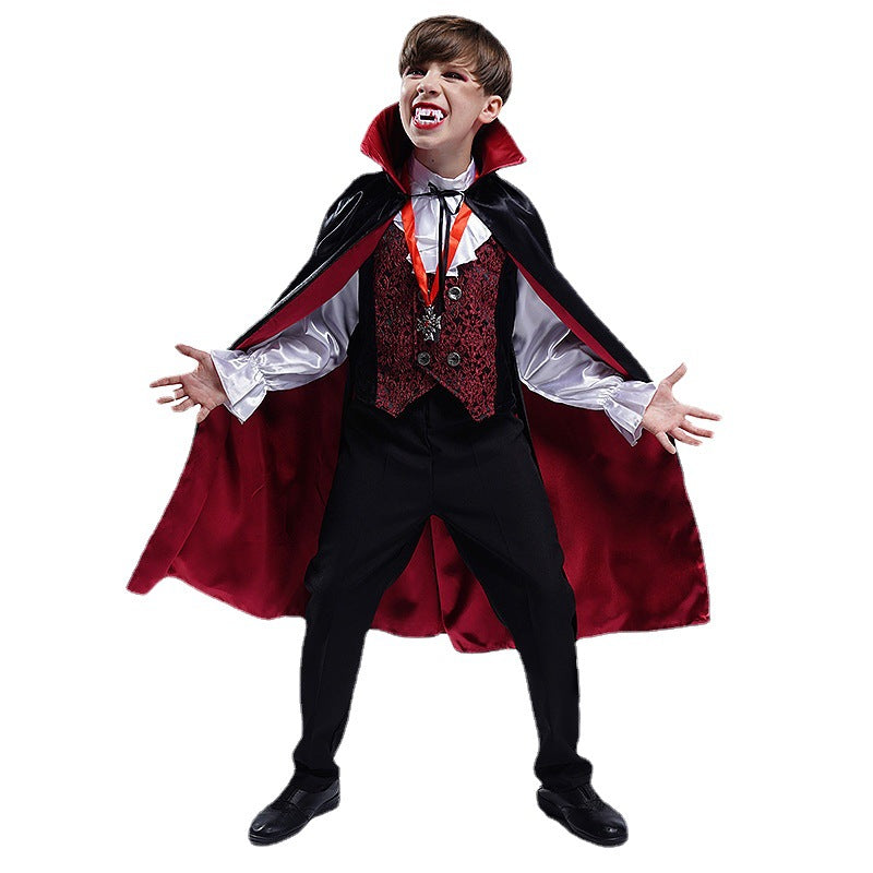 Halloween boy's vampire costume little boy boy vampire role play costumes