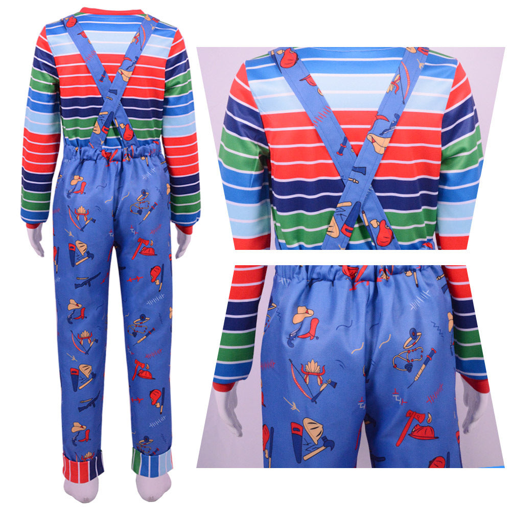 Chucky Season 2 cosplay costume denim overalls