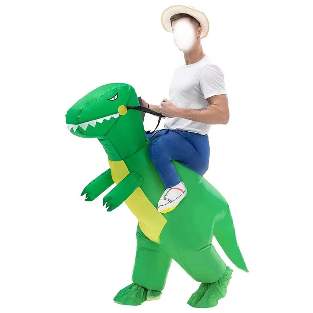 Halloween Alien inflatable clothing doll funny costume makeup props green ghost hug man inflatable costume