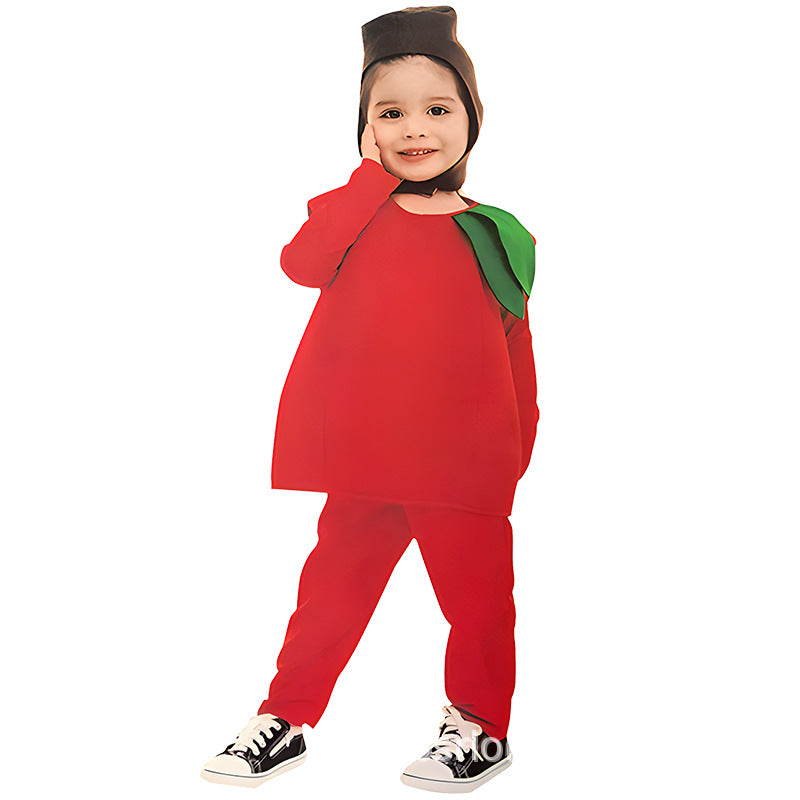 Children's Day performance costume vegetables and fruits children's cos costume role playing kindergarten costumes