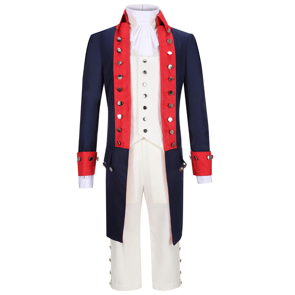 Halloween carnival cosplay Medieval Prince costume Alexander Hamilton rock costume