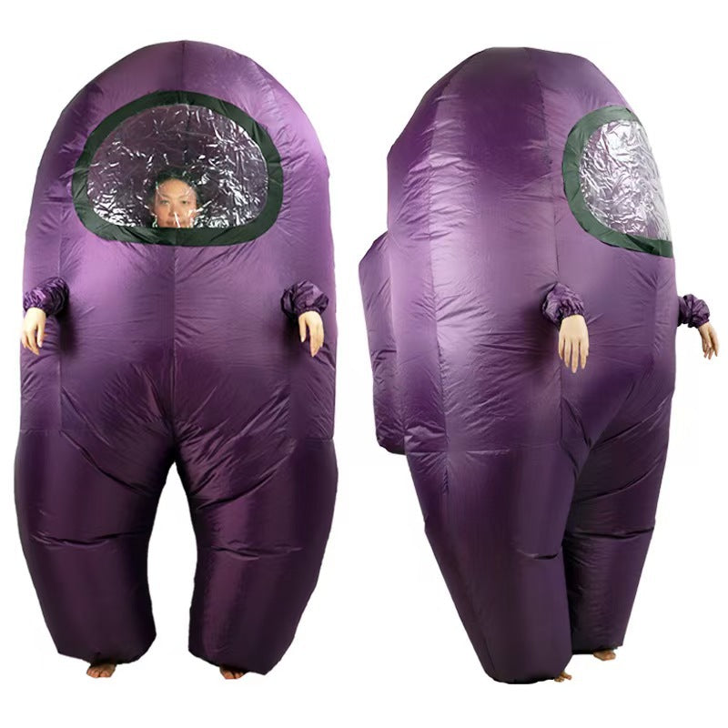 multi-color spaceman inflatable clothing anime game