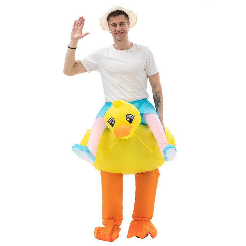 Step into festival party costume Halloween animal riding inflatable clothing dinosaur inflatable clothing dress up inflatable clothing outfit