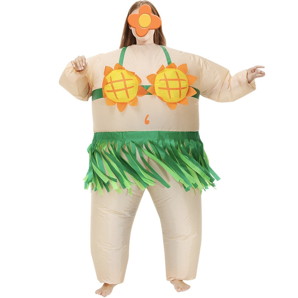 Ballet inflatable costume show doll ballet inflatable clothing fat inflatable Irish sumo funny party activity ballet inflatable clothing