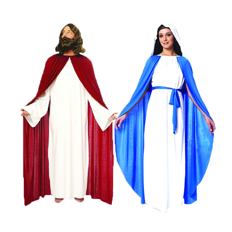 Halloween priest costume masquerade Maria missionary Jesus male missionary priest costume