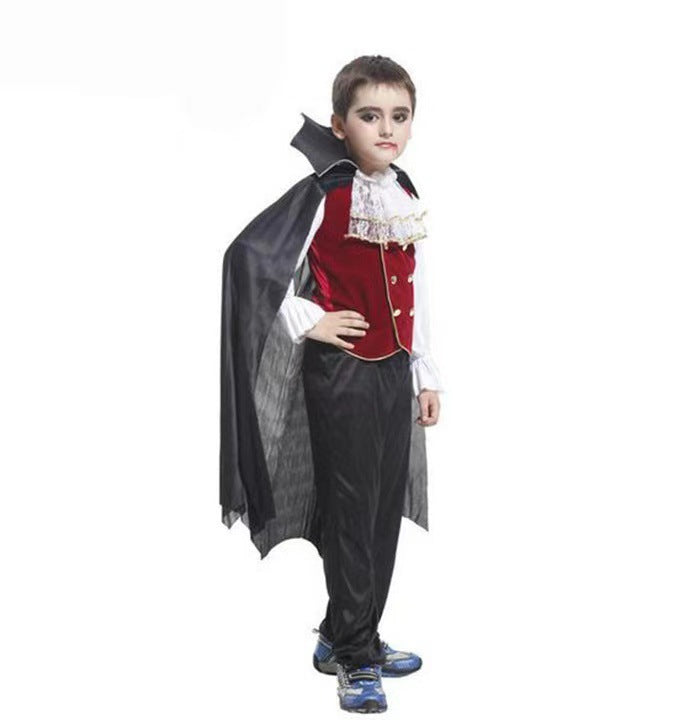 Children's Halloween Vampire Gothic Cosplay Costume