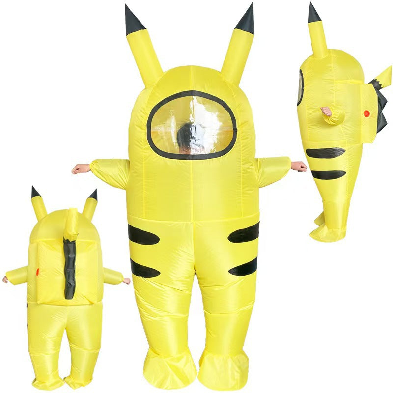 multi-color spaceman inflatable clothing anime game