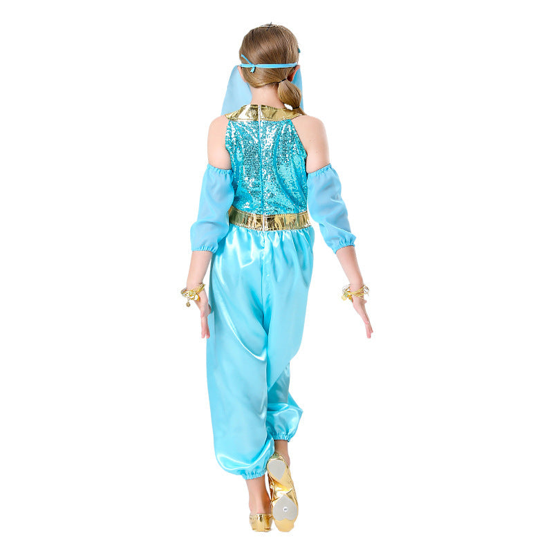 Children's Day India dance costume new Halloween fairy tale Aladdin children princess costume 61