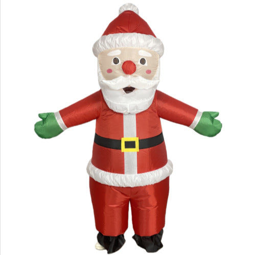 Christmas festival supplies Santa Claus inflatable clothing family funny doll props dress-up costume performance costume