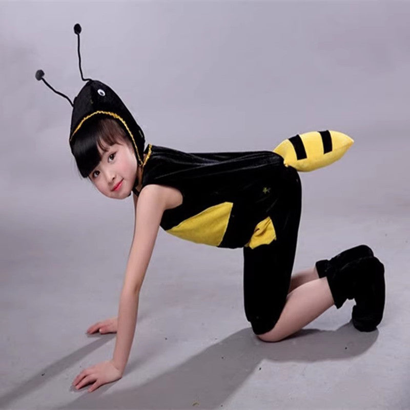 Children's June 1 small ant performance costume kindergarten text-based drama animal performance costume Ant cross the river dance costume