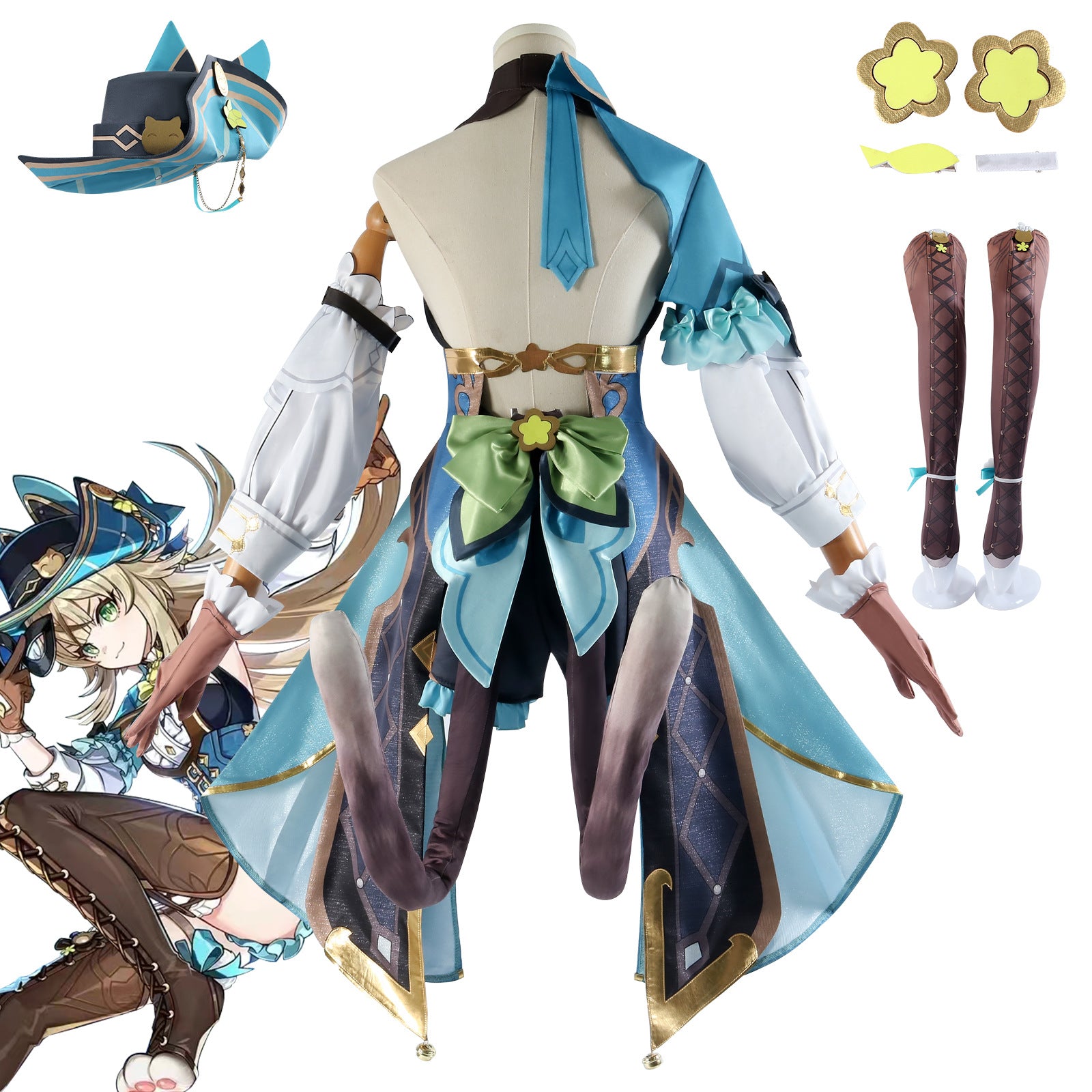 Xinsilu Genshin Impact Kirara cosplay costume anime game clothing