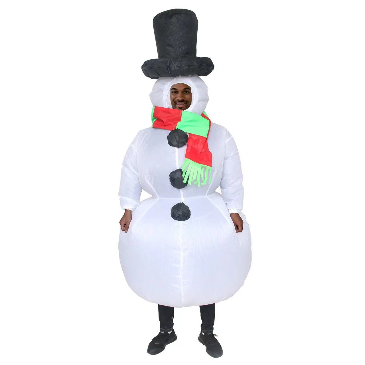 Santa Claus inflatable clothing stage performance Christmas elk costume performance wear snowman costume performance
